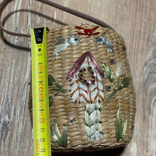 Basket hand bag used small