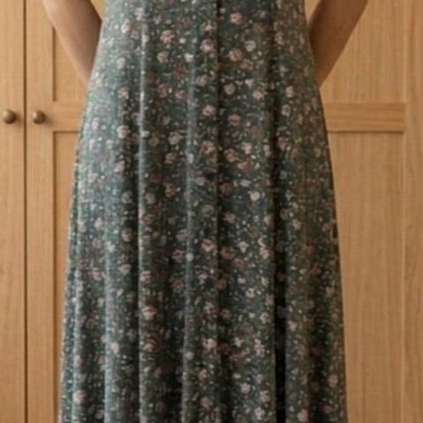 Helmi maxi floral dress, size M, polyester