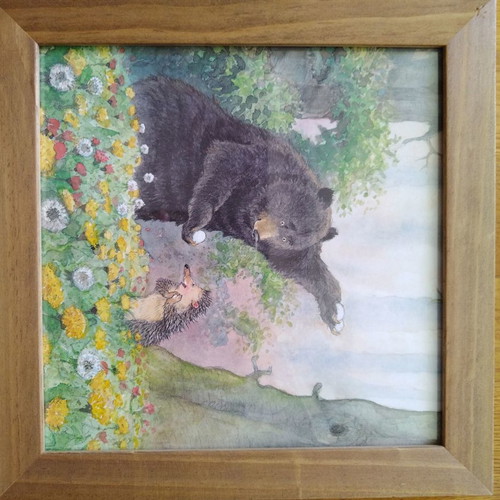 3 IKEA children's frames, 29x29cm each