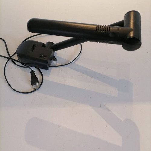 Table lamp used, black with Philips 9W bulb