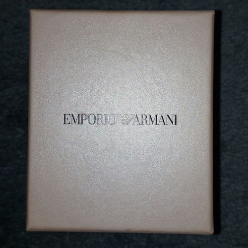 Emporio Armani men's watch in gold color like new