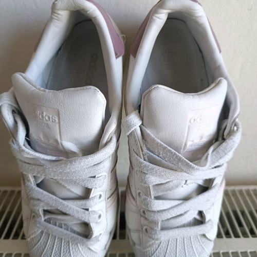 Adidas white athletic shoes size 38 like new