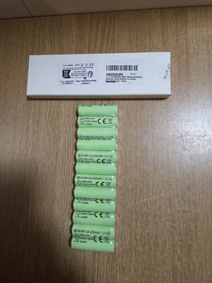 Ni-MH AA Επαναφορτιζόμενες Μπαταρίες Πακέτο 12 200mAh 1.2V Νέες