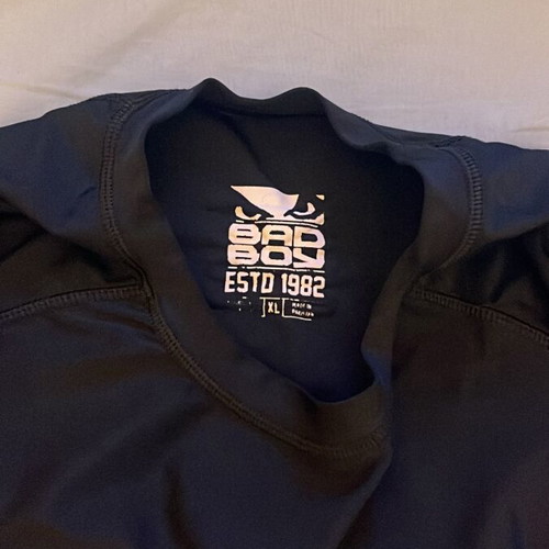 Bad Boy Rashguards Logo Classic shirt like new, black, XL