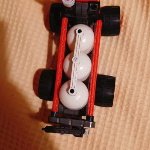Lego Shell used with mini human, defect on rear tube
