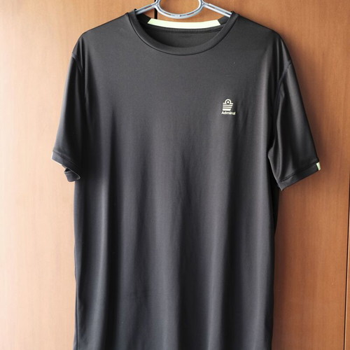 Set of 8 Admiral and Decathlon dry fit gym t-shirts
