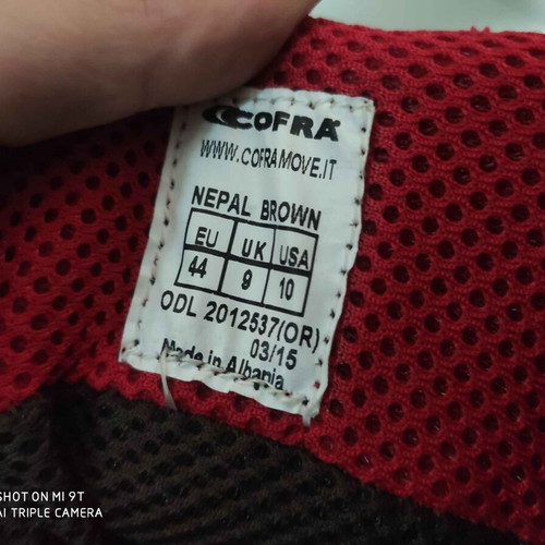 Cofra Hiking Boot New Full Antishok Nepal Brown Black Size 44