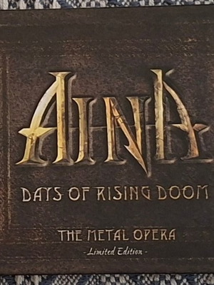 Aina Days of Rising Doom 2CD+DVD metal album like new