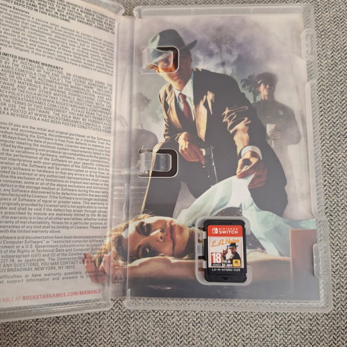L.A. Noire Nintendo Switch game