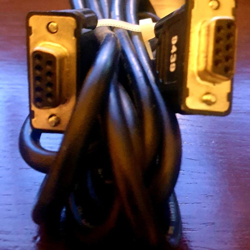 RS-232 serial cable like new, female to female