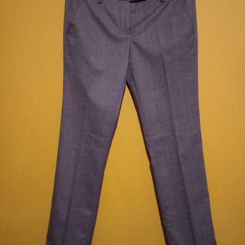 United Colors of Benetton straight gray checked pants new, size IT 44