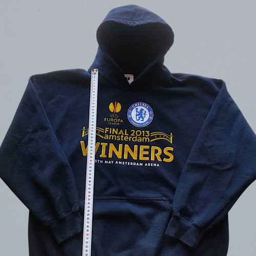 Vintage Chelsea FC 2013 Amsterdam Final Europa League Champions Hoodie, like new