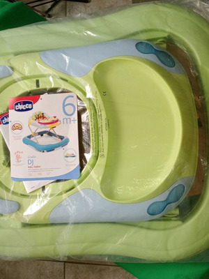 Chicco Girello DJ Baby Walker used with toy panel