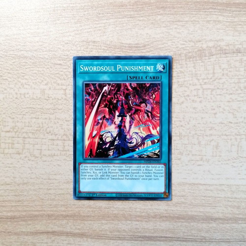 Yu-Gi-Oh! Swordsoul Punishment 1st Edition Common Spell Card 2024 new