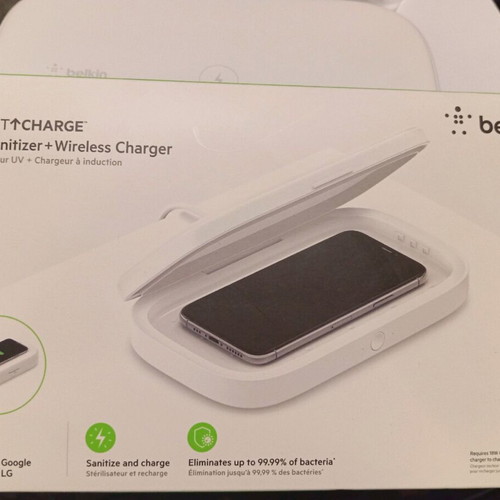 Belkin wireless charger sanitizer new