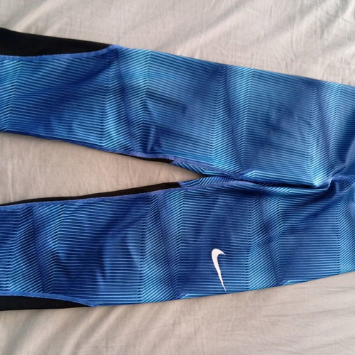 Nike Pro fitness leggings like new, blue, size M