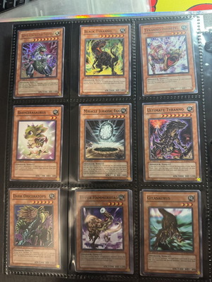 Structure Deck Dinosaur's Rage 2002 Yu-Gi-Oh! cards