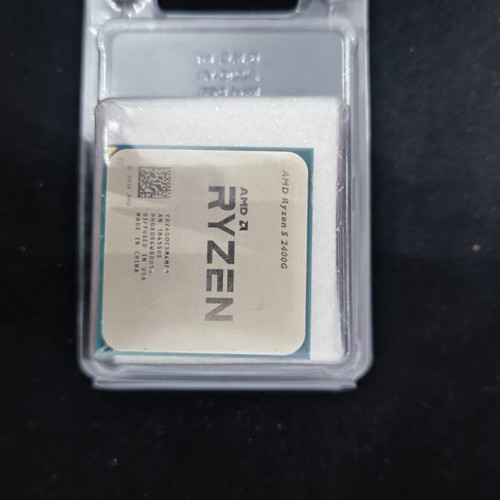 AMD Ryzen 5 2400G Processor used, 3.6GHz Quad-Core AM4 APU