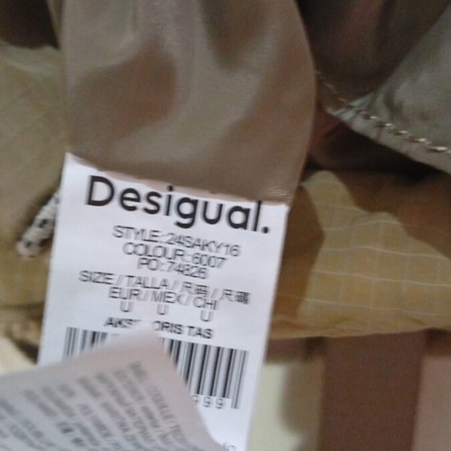 Desigual backpack like new, brown, 50 cm open
