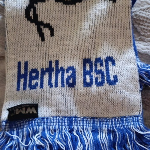 Hertha Berlin scarf new, authentic double-sided