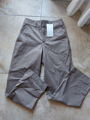 Zara fabric pants, extra small, gray