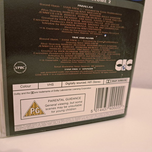 Star Trek Voyager Charting The New Frontier 1.2 VHS used without subtitles
