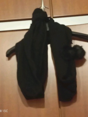 Scarf like new, black