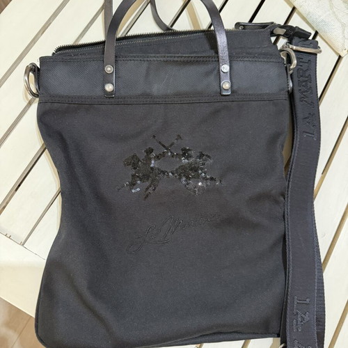 La Martina shoulder bag black like new