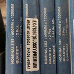 Bathroom tiles new, pack of 6 x 2 pieces, 60x120 cm