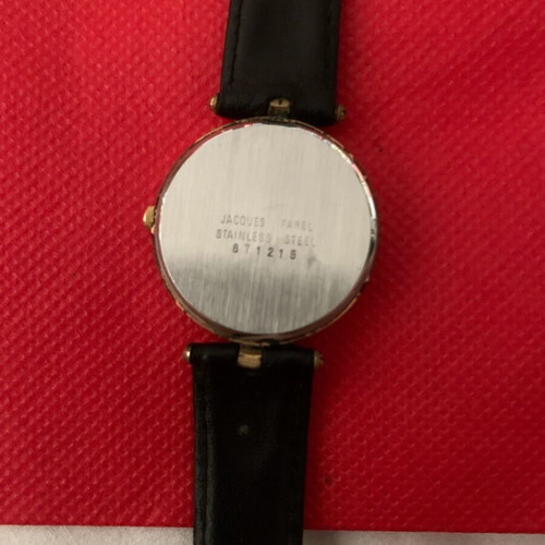 Jacques Farel wristwatch used women's black and white