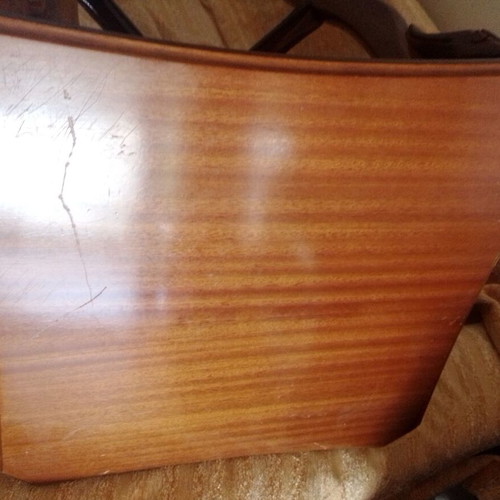 Wooden carved vintage coffee table used
