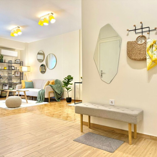 Apartment 55 sqm on 2nd floor with elevator, furnished, balcony