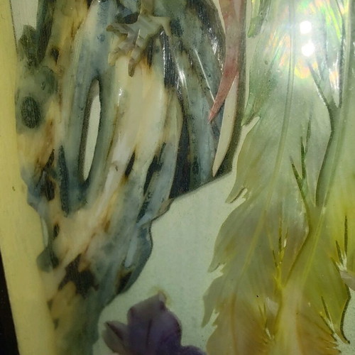 Office screen like new with handmade Chinese decorations