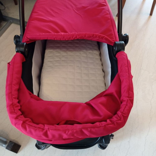 Graco Evo Trio stroller used, red, multifunctional