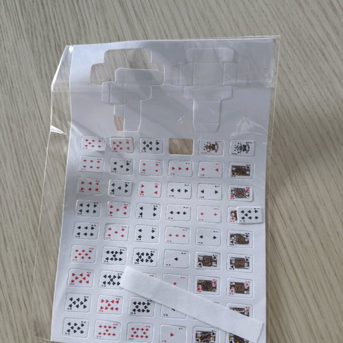 Set of 54 Mini Card Games new, compact poker for travel