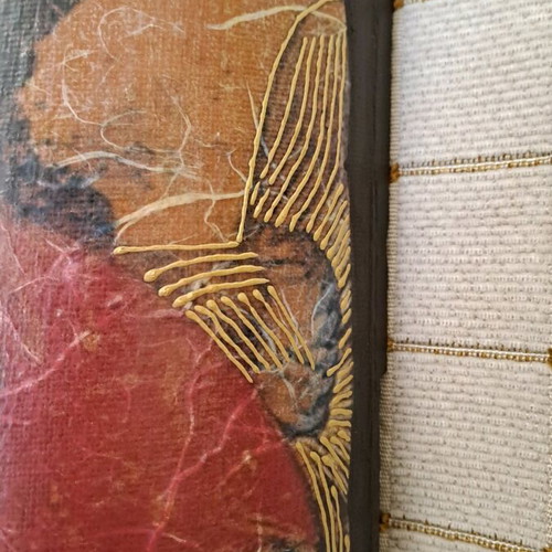 Archangel Michael handmade decoupage image on tile like new