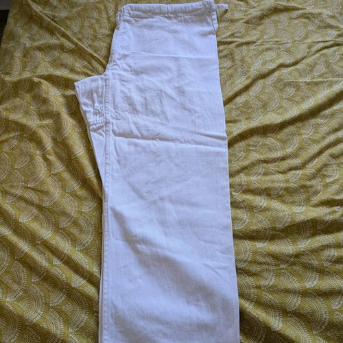 Karate uniform used, size 3/160 with white belt, 100% cotton