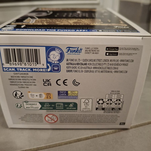 Funko POP! Icons Charlie Chaplin #79 mint sealed figure