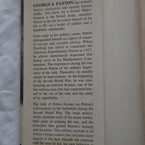 Patton: A Study of Command hardcover like new
