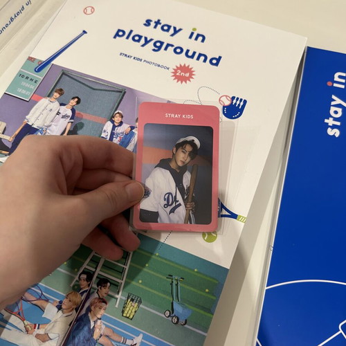 Stray Kids Stay in Playground 2nd Photobook with Changbin Polaroid