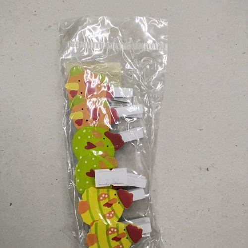 Craft clothespins 4.5cm set of 6, new