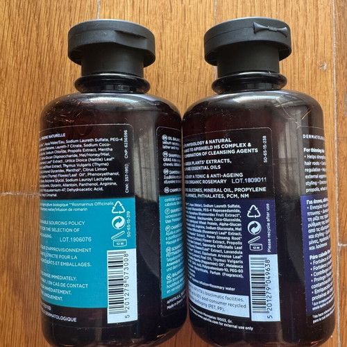 Apivita Hair Care Set 2 x 250ml unused shampoos