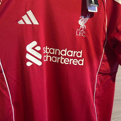 Liverpool Football Jersey Official Replica 2025-2026 Home Kit Size S