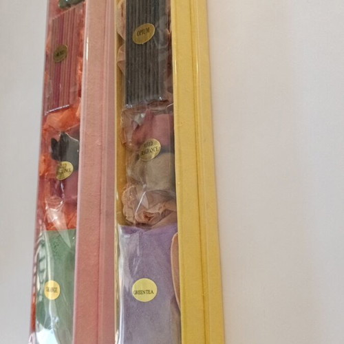 Aromatic sticks like new, two gift boxes with different scents