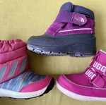 Adidas kids winter boots size 24, The North Face 23.5, Ugg 23.5