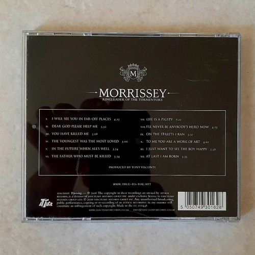 Morrissey Ringleader Of The Tormentors CD like new, rock