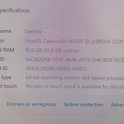 Beelink Mini PC 16 GB RAM 512 SSD Model 2025 new