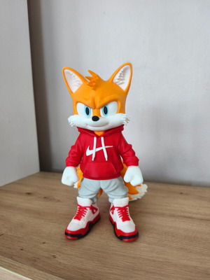 Custom 3D Printed Tails Figure Streetwear Edition new