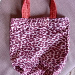 Patchwork double faced handmade shoulder bag multicolored new