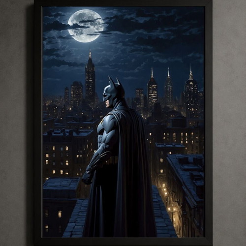 Batman framed print 30x40cm new